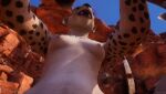 1girl anthro anthropomorphic feline fur furry gif gif humanoid no_sound outside pov tiger wildlife