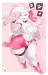 $ <3 1girl 2020 4_arms 4_fingers absurd_res angel_dust_(hazbin_hotel) anthro arachnid arthropod biped bottomwear breasts bulge chest_tuft clothed clothing crossdressing demon digital_media_(artwork) drugs fingers footwear fur furry girly gloves handwear hazbin_hotel high_heeled_boots high_heels high_res male miniskirt mr5star multi_arm multi_limb multicolored_sclera navel partially_clothed pills pink_background pink_body pink_fur shoes simple_background skirt speech_bubble spider striped_body striped_fur stripes topless tuft white_body white_fur wide_hips