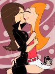 candace_flynn emma_erotic female/female female_only french_kiss fully_clothed gif jimix_cruz kissing phineas_and_ferb skirt tongue vanessa_doofenshmirtz yuri