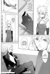 cloud_strife comic crossdressing dress final_fantasy final_fantasy_vii gay girly honey_bunny monochrome sephiroth yaoi