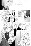 cloud_strife comic crossdressing dress final_fantasy final_fantasy_vii gay girly honey_bunny monochrome sephiroth yaoi