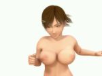 3d bouncing_breasts breasts dollhouse gif hentai nude running slow_motion smile