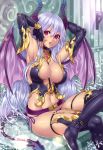 demon_girl horns houtengeki huge_breasts looking_at_viewer