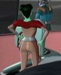  3d ass bob_(reboot) canadian cartoon cgi dot_matrix rear_view reboot tv_show 