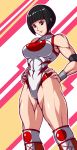  1girl muscular street_fighter street_fighter_v wrestling_outfit yamato_nadeshiko 