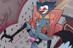 furry hazbin_hotel helluva_boss owl stolas_(vivzmind) yaoi