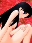  black_hair blue_eyes breasts buzzer chiri_kitsu count_zero highres kitsu_chiri long_hair nude sayonara_zetsubou_sensei 