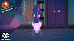 1girl ass dildo dildo_in_vagina dildo_sitting equestria_girls female female_only friendship_is_magic gif indoors long_hair my_little_pony nude on_knees socks solo theminus twilight_sparkle twilight_sparkle_(mlp) vaginal vaginal_insertion