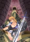  aeon_calcos armor breast_grab breasts censored cleavage color cum dragon highres kuma_teikoku kuma_teikoku_(artist) lizardman milf monster nipple_tweak panties panties_aside penetration penis rape sex silf sophitia_alexandra soul_calibur soul_calibur_ii soul_calibur_iii soulcalibur sweat sword tears tongue underwear vaginal weapon 