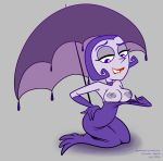 blargsnarf breasts flash jester_(artist) lip_bite malaria shirt_pull the_grim_adventures_of_billy_and_mandy umbrella