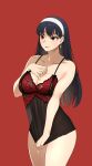 1girl abbb alluring alternate_costume breasts female_only light-skinned_female light_skin lingerie milf solo_female spy_x_family yor_briar