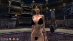 arena big_breasts bikini breasts brown_hair female hair nipples oblivion purple_eyes takeo92 the_elder_scrolls