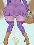 ass ass_focus jojo's_bizarre_adventure pee pissing steel_ball_run sugar_mountain tights