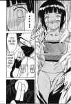 bondage breasts comic fingering fishnet hatake_kakashi hinata hinata_hyuuga kakashi_hatake licking monochrome naruto pussy tied