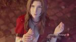 1boy 1girl 3d aerith_gainsborough cum cum_in_mouth cum_on_face final_fantasy_vii green_eyes handjob has_audio hetero high_resolution long_hair open_mouth pixie_willow tagme uncensored webm