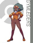  afro aloe_(pokemon) big_breasts creatures_(company) dark-skinned_female dark_skin game_freak green_hair gym_leader highres humans_of_pokemon lenora_(pokemon) makoto_daikichi nintendo pokemon pokemon_(anime) pokemon_(game) pokemon_black_2_&amp;_white_2 pokemon_black_and_white pokemon_bw pokemon_bw2 pussy uncensored 