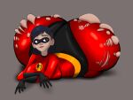 black_hair bodysuit bubble_butt dat_ass disney gigantic_ass mask purple_eyes sexy stinkycokie the_incredibles violet_parr