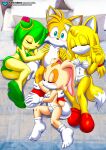  1boy 3girls bbmbbf cosmo_the_seedrian cream_the_rabbit furry miles_&quot;tails&quot;_prower mobius_unleashed palcomix pietro&#039;s_secret_club sega sonic_boom sonic_x tagme zooey_the_fox 