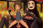 animated censored chihiro_ogino gif girl_on_top kaonashi lisa_(roze) loop monster no-face_(spirited_away) nude pussy restrained roze_(circle) sen_to_chihiro_no_kamikakushi sex small_breasts spirited_away studio_ghibli vaginal vaginal_penetration