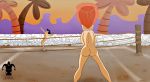  ass betty_rubble jesterbutts nude_female tennis tennis_court tennis_racket the_flintstones topless_(female) wilma_flintstone 