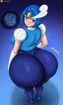 1girl ai_generated ass big_ass breasts capcom fundoshilover101 huge_ass mega_man splash_woman