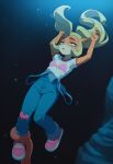 1girl activision ai_generated coco_bandicoot crash_(series) drowned drowning female labreed monster ocean peril tentacle tentacle_monster underwater underwater_peril