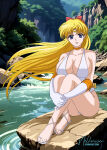 adult_swim alluring bare_legs big_breasts bikini bishoujo_senshi_sailor_moon bishoujo_senshi_sailor_moon_r bishoujo_senshi_sailor_moon_r_the_movie bishoujo_senshi_sailor_moon_s bishoujo_senshi_sailor_moon_s_the_movie bishoujo_senshi_sailor_moon_supers bishoujo_senshi_sailor_moon_supers_the_movie blonde_hair blue_eyes cleavage elbow_gloves minako_aino neldorwen one-piece_bikini pin_up sandals toei_animation toonami
