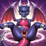 1girl activision ai_generated anus cynder dragon dragoncrystal female pussy solo spyro_the_dragon the_legend_of_spyro