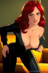 1girl ai_generated aichat black_widow_(marvel) blush breasts cartoon cute flashing hd hentai natasha_romanoff nipples pinku pinku.ai pinku_ai pinkuai porn sexy uncensored what_if