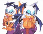 darkstalkers mobian_(species) morrigan morrigan_aensland morrigan_aensland_(cosplay) rouge_the_bat sonic_the_hedgehog_(series) tagme