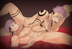 2boys 69 69_position gay_anal gay_domination gay_sex itadori_yuuji jujutsu_kaisen male male_only ryoumen_sukuna_(jujutsu_kaisen) yaoi yaoi