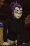  3d blender_(software) dc_comics frensfm futanari raven_(dc) tagme teacher_outfit teen_titans 