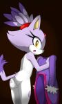 blaze the cat from sega by jenokamui