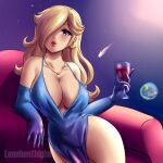 1girl big_breasts female leonhenthighs mario_(series) nintendo princess_rosalina solo super_mario_galaxy