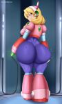 1girl ai_generated alia_(rockman) ass big_ass breasts capcom fundoshilover101 huge_ass mega_man