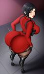 1girl ada_wong ai_generated ass big_ass breasts capcom fundoshilover101 huge_ass resident_evil