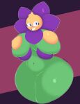 1girl 1girl 1girls areola big_breasts breasts completely_nude female_only green_skin naked_female nipples nude nude nude_female plant plant_girl plantie plants_vs_zombies plants_vs_zombies_2:_it's_about_time pussy shrinking_violet_(pvz) solo_female voctopie