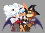 halloween_costume lanolin_the_sheep mobian_(species) rouge_the_bat sally_acorn sonic_the_hedgehog_(series) tagme