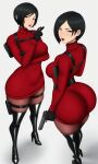 1girl ada_wong ai_generated ass ass big_ass big_ass breasts capcom fundoshilover101 huge_ass huge_ass resident_evil