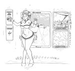 1girl accident ass ass assquake big_ass big_ass breasts city_destruction debris destruction earthquake falling_debris huge_ass huge_ass