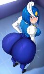 1girl ai_generated ass big_ass breasts capcom fundoshilover101 huge_ass mega_man splash_woman