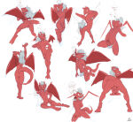 1boy anthro asphyxiation ass balls brooklyn_(gargoyles) bulge byondrage clothing disney drowning erection erection_under_clothes gargoyle gargoyles male male_only masturbation nude penis sketch solo underwater underwear water wings