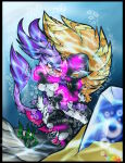 2girls blaze_the_cat female mimy92sonadow sega sex shade_the_echidna sonic_(series) sonic_the_hedgehog_(series) underwater underwater_sex yuri