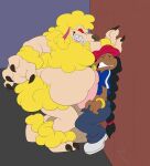 1girl abigail_lincoln against_wall codename:_kids_next_door futanari futanari_on_female valerie werewolf zubuzz