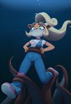 1girl activision ai_generated coco_bandicoot crash_(series) drowning female labreed monster ocean peril tentacle tentacle_monster underwater underwater_peril