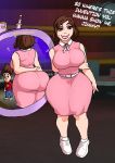 ass betty_quinlan big_ass big_breasts breasts clothes dat_ass dress horny jay-marvel jimmy_neutron jimmy_neutron:_boy_genius lips looking_at_viewer nickelodeon slut text wide_hips