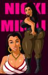  ass big_ass big_breasts breasts clothes jay-marvel lips nicki_minaj pants wide_hips 