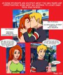 big_breasts breasts clothes comic disney green_eyes jay-marvel kim_possible kimberly_ann_possible lips text toon_university