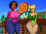 ass big_ass big_breasts breasts cindy_vortex clothes jay-marvel jimmy_neutron:_boy_genius libby_folfax nickelodeon pants wide_hips