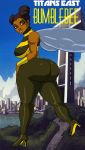 ass big_ass big_breasts breasts bumblebee bumblebee_(dc) clothes dat_ass dc dcau jay-marvel lips looking_at_viewer teen_titans wide_hips